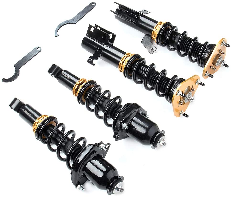 LSAILON Coilover Struts Adjustable Height Coilovers Suspension Struts Fit for 2009-2017 for TOYOTA Corolla /2009 for TOYOTA Matrix