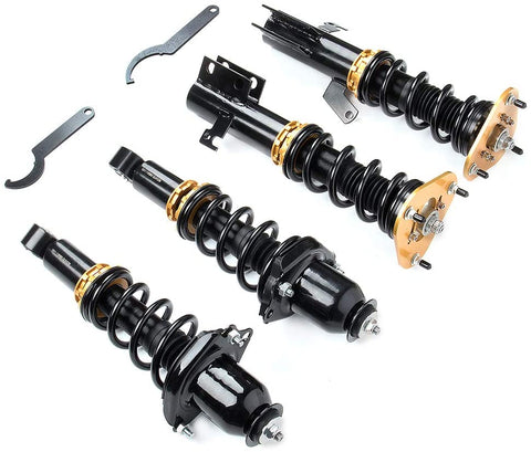 LSAILON Coilover Struts Adjustable Height Coilovers Suspension Struts Fit for 2009-2017 for TOYOTA Corolla /2009 for TOYOTA Matrix