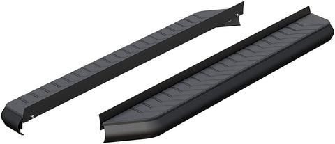 ARIES 2051970 AeroTread 70-Inch Black Stainless Steel SUV Running Boards, Brackets Sold Separately