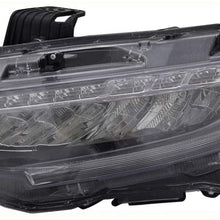 For Honda Civic Sedan Headlight 2016 2017 2018 Driver Side LED For HO2502176 | 33150-TBA-A11