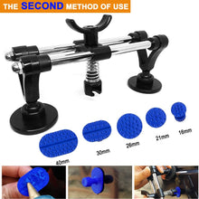Manelord Auto Body Repair Tool Kit, Car Dent Puller with Double Pole Bridge Dent Puller, Glue Puller Tabs, Glue Shovel for Auto Dent Removal, Minor dents, Door Dings and Hail Damage