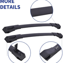 Car Roof Rack Cross Bars for Toyota RAV4 2013-2018, Aluminum Cross Bar Replacement for Rooftop Cargo Carrier Bag Luggage Kayak Canoe Bike Snowboard Skiboard
