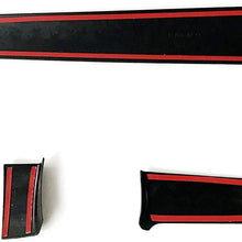 Xotic Tech Carbon Fiber Pattern Interior Center Console Dashboard Cover Trim Molding Sticker Decoration for Honda Civic 10th 2016 2017 2018 2019 2020 (Pack of 3)
