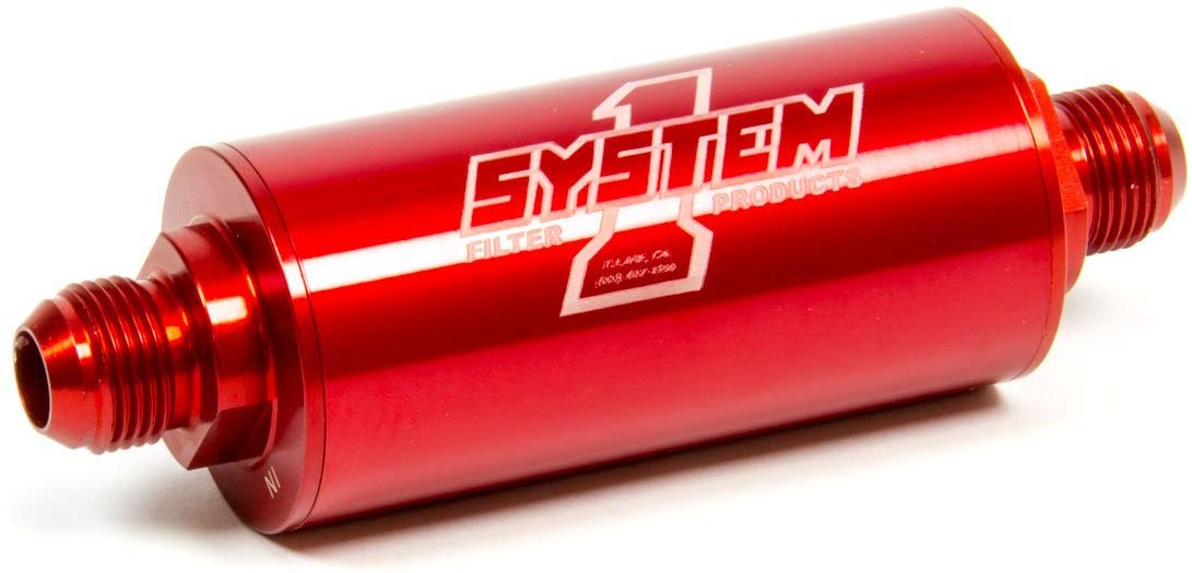 System One 201-203410 Billet Aluminum Inline Fuel Filter