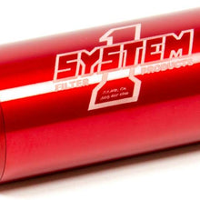System One 201-203410 Billet Aluminum Inline Fuel Filter