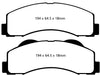 EBC Brakes DP61855 6000 Series Greenstuff Truck and SUV Brake Pad