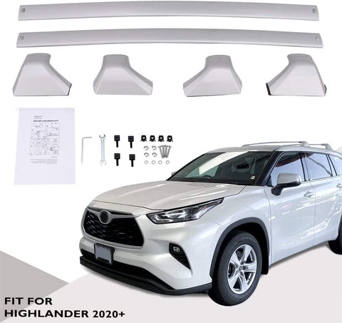 Snailfly Roof Rack Cross Bars Fit for 2020 2021 Toyota Highlander L & LE (Without Side Rails)