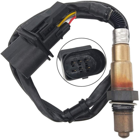 0258007057 17014 Wideband AFR Upstream Oxygen Sensor 1 LSU-4.2 5 Wires for Audi TT/TT Quattro 1.8L, for Volkswagen Beetle 1.8L EuroVan 2.8L V6 Golf 1.8L Golf 2.8L V6 Jetta 1.8L 2.8L 0258007090