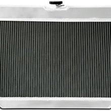 OzCoolingParts Pro 3 Row Core All Aluminum Radiator + 2 x 12" Fan w/Shroud Kit for 1963-1968 64 65 66 67 Chevy Bel-Air/Impala/Biscayne/Caprice, Many Chevy GM Cars