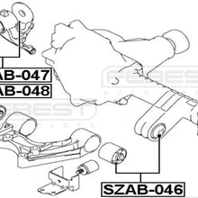 FEBEST SZAB-048 Front Lower Arm Bushing