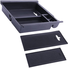 JDMCAR Compatible with Tacoma 2016-2019 2020 Center Console Organizer Insert ABS Black Materials Tray, Armrest Box Secondary Storage