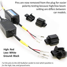 SOCAL-LED 2x H13 9008 A1 LED Decoder Strong Canbus Error Code Warning Canceller Anti Flicker Relay Adapter