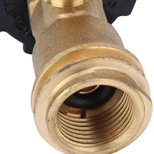 Propane Adapter, Work with BBQ Grills, Camping Stoves Propane Tank Brass Adapter W/Pressure Meter Gauge Outdoor Cooking Utensils Propane Y-Splitter