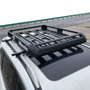 Roof Rack Carrier Basket Rooftop Cargo Carrier with Extension Black Car Top Luggage Holder 50