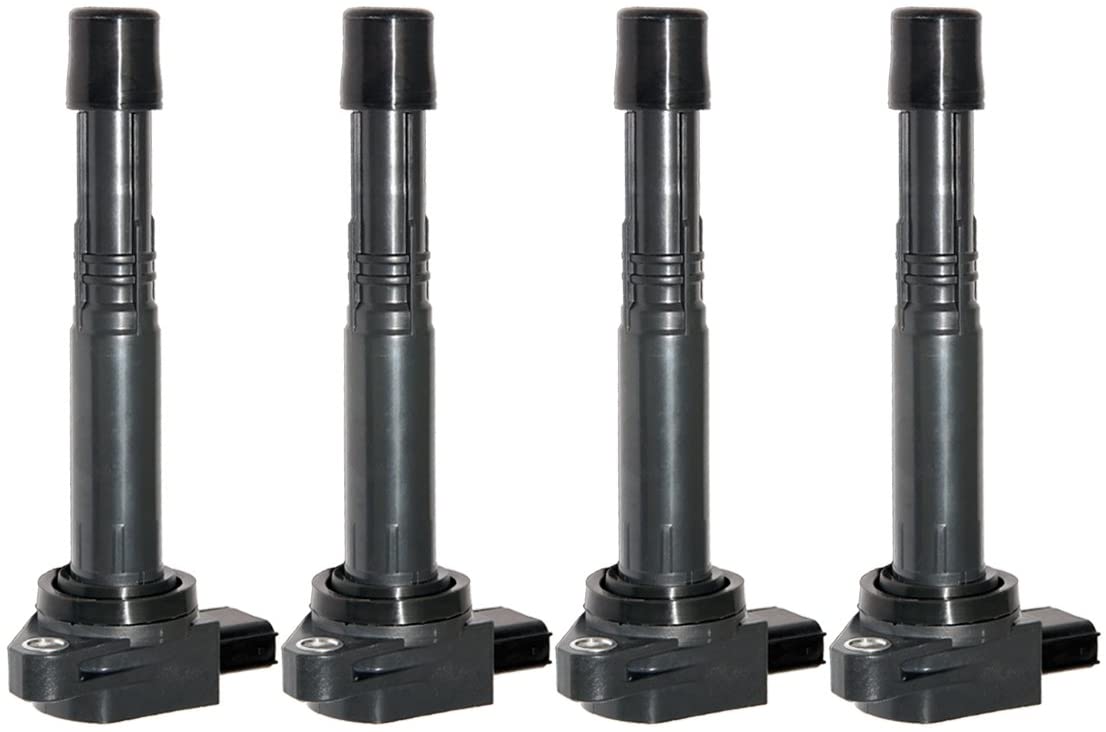 Ignition Coil Pack of 4 compatible with Honda Accord Civic CRV Element Acura RSX 2.0L 2.4L - UF311 C1382