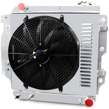OzCoolingParts 4 Row Core Aluminum Radiator + 16" Fan w/Shroud + Thermostat/Relay Wire Kit for 1987-2006 88 89 90 91 92 93 94 95 96 97 98 99 00 01 02 03 04 05 Jeep Wrangler TJ YJ Chevy V8 Engine