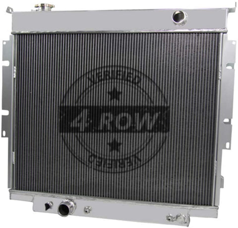 CoolingSky 62MM 4 Row Core Aluminum Radiator Compatible with Ford F250 F350& Super Duty Truck 6.9L 7.3L V8 Diesel Models 1983-1994