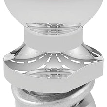 CURT 40004 Chrome Trailer Hitch Ball, 6,000 lbs, 2-Inch Diameter, 1 x 2-1/2-Inch Shank