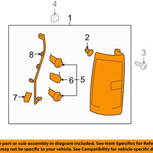 Genuine GM Parts 25975976 Passenger Side Taillight Assembly