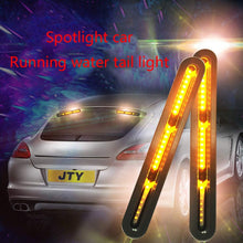 2X 60 LED Car DRL Light Bar Brake Flowing Turn Signal Stop Tail Strip Lamp Truck with Red+Yellow