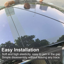 ROCCS Tesla Model 3 Roof Wind Noise Reduction Kit, Windshield Guard Noise Lowering Dampening Quiet Seal [Upgraded]