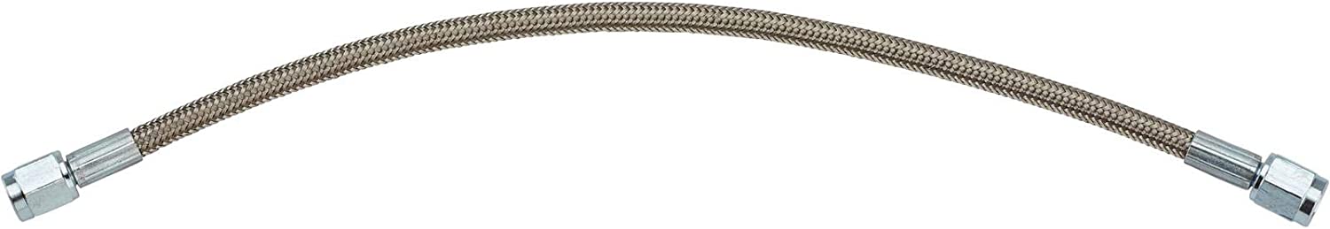 12 Inch Braided S.S. Brake Line - Straight AN3-2 Pack