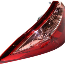 New Left Driver Side Outer Tail Light Assembly For 2017-2019 Toyota Corolla, Bulb Type, Body Mounted TO2804130C CAPA