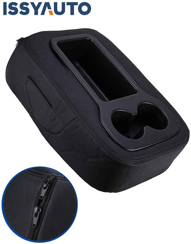 ISSYAUTO Jump Seat Armrest Cover for Chevy Silverado GMC Sierra Center Console Cover