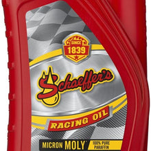 Schaeffer Manufacturing Co. 0191-012S Micron Moly Racing Oil, 20W-50, 1 Quart