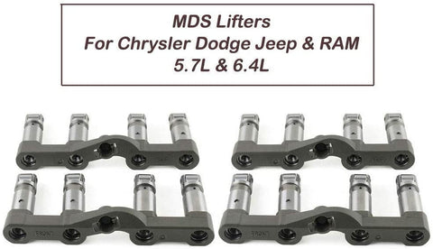 MDS HEMI Lifters Compatible with Chrysler Jeep Dodge Ram 1500 5.7 6.4 Intake and Exhaust 2005-2018, 53021726AD 53021720AB GELUOXI