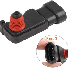 X AUTOHAUX Car Manifold Air Absolute Pressure MAP Sensor 16212460 for Chevrolet Isuzu Buick Daewoo Nubira Opel