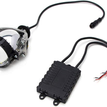 iJDMTOY (2) 30W High Power LED Bi-Xenon Projector Lens For Headlight Retrofit, Custom Headlamp Upgrade