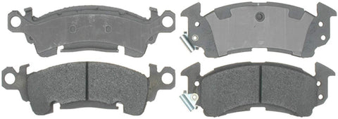 ACDelco 14D52M Advantage Semi-Metallic Front Disc Brake Pad Set with Wear Sensor