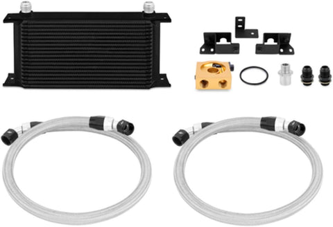 Mishimoto MMOC-WRA-07TBK Jeep Wrangler JK Thermostatic Oil Cooler Kit, 2007-2011, Black