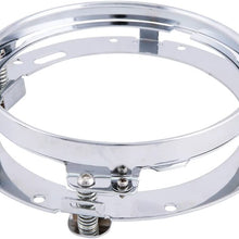 7 Inch LED Headlights with Mounting Bracket DOT Motorcycle Headlamp Kit For Touring Street Glide Road King Electra Glide Ultra Classic Fat Boy Tri Cvo Heritage Softail Slim Delux Ultra Limited Chrome