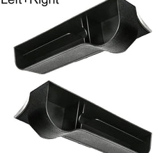 Ugthe Car Quilted Storage Box Car Storage Box Car Seat Gap Storage Bag Leakproof Storage Box (Left+Right)