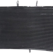 ALLOYWORKS Motor OEM Replacement Aluminium Radiator For 2003-06 year Honda CBR600RR F5 CBR-600RR