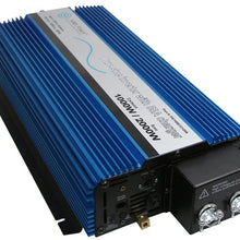 AIMS Power PIC100012120S Pure Sine Inverter, 1000 Continuous, 2000W Surge (Peak Power), Selectable 25A or 55A Battery Charger, Built in Transfer Switch, 12V DC Input