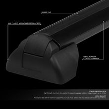 Pair OE Style Aluminum Bolt-on Top Rail Roof Rack Cross Bar Luggage Carrier Replacement for Saturn Vue 02-07