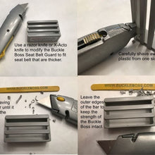 Buckle Boss Seat Belt Guard - Helps Keep Kids and Disabled Adults Safely Buckled Up!