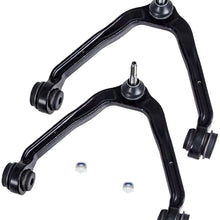 AUQDD 2PCS K80942 Suspension Front Upper Control Arm and Ball Joint Assembly Compatible With Cadillac Escalade [ Chevrolet Express 1500 2500 Silverado 1500 Tahoe ] GMC Sierra 1500 Yukon K80826