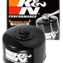 K&N Motorcycle Oil Filter: High Performance, Premium, Designed to be used with Synthetic or Conventional Oils: Fits Select Yamaha, Kymco Vehicles, KN-147