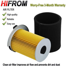 HIFROM Air Filter Pre-Filter with Spark Plug Fuel Filter Tune Up kit Replacement forYamaha G1 2 Cycle 1978-1989 Gas Golf Cart and G14 4 Cycle 1995-1996 Gas Golf Cart Replace J10-14417-00 JF7-14450-01