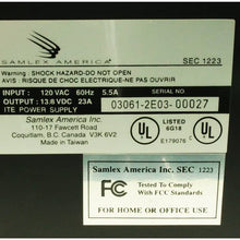 Samlex America SEC 1223 13.8V 23A Switched Regulated DC Power Supply w/PWM Control