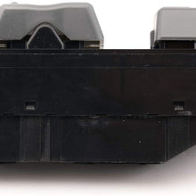 Master Power Window Switch, Gray - Driver Side Door - Fits Chevrolet Silverado, GMC Sierra 1999, 2000, 2001, 2002-1500, 2500, 2500 HD, 3500 - Window Switch, Housing Fits Chevy - Replaces GM 15047637
