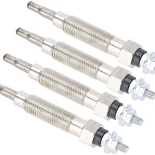 KIMISS Car Spark Plugs, Steel 4Pcs/Set Diesel Heater Glow Plugs Fit For L200 L300 0250202092