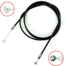 Nonstops Hood Bonnet Lock Release Control Cable Black Fits Toyota Hilux 1983 1988