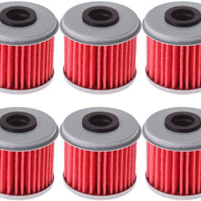Oil Filter For 2002-2018 HONDA CRF450R CRF450 CRF 450R 450 replaces part# 15412-MEB-671(pack of 6)