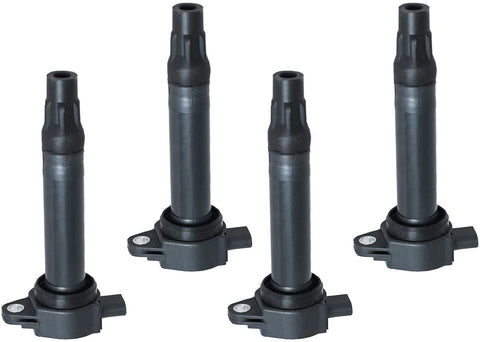DEAL Set of 4 New Ignition Coils on Plug Pack Compatible With 200 Sebring Avenger Journey Caliber Patriot Compass 2.4L 1.8L 2.0L DOHC