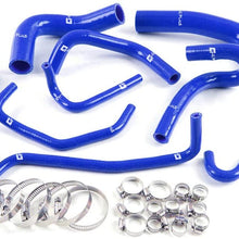 For 1994 1995 1996 1997 MAZDA MIATA MX5 1.8L Silicone Radiator Heater Hose Clamps Kit Blue